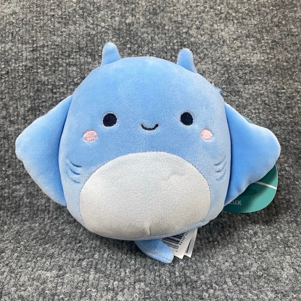 SQUISHMALLOWS LUX MANTA RAY BLUE 5" PLUSH STUFFED TOY